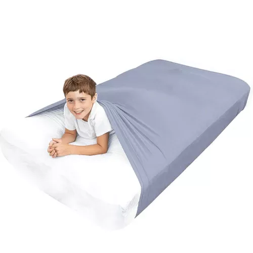 Grey sensory sheet shown with smiling boy